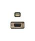 AISENS Cable conversor Mini DP A VGA, Mini DP M - VGA M, Negro, 2.0m