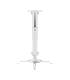 AISENS Soporte Universal Giratorio, Inclinable y Extensible de Techo para Proyector 13.5Kg, Blanco