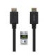 AISENS Cable HDMI V2.1 Ultra Alta Velocidad   HEC Certificado 8k@60Hz 48Gbps, A M-A M, Negro, 3.0m
