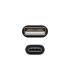 Nanocable USB 2.0, 1m cable USB USB C USB A Negro