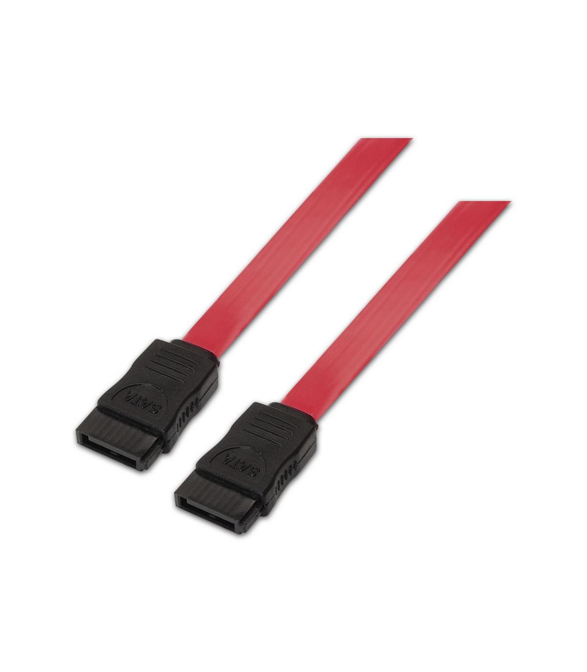 AISENS A130-0153 cable de SATA 0,5 m SATA 7-pin Negro, Rojo