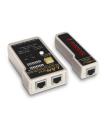 AISENS A142-0314 comprobador de cables de red Comprobador de cables UTP/STP Negro, Gris