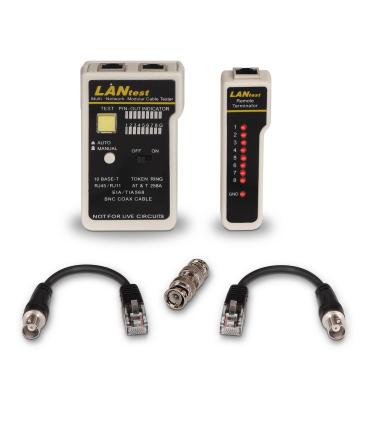 AISENS A142-0314 comprobador de cables de red Comprobador de cables UTP STP Negro, Gris