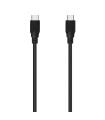 AISENS Cable USB 3.2 Gen2x2 20Gbps 8k@30Hz 5A 100W E-Marker, Tipo USB-C/M-USB-C/M, Negro, 2.0m