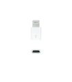 Nanocable Adaptador Lightning a Micro USB, Lightning/M-Micro B/H Blanco