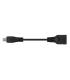 Nanocable CABLE USB 2.0 OTG, TIPO MICRO B M-A H, NEGRO, 15 CM
