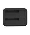 AISENS Estacion De Docking De Doble Bahia ASDS-D01B SATA 2.5/3.5 A USB 3.0/3.1 Gen1, Clone, Negra