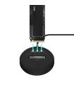 AISENS USB-C Dock M.2 (NGFF) ASUC-M2D013-BK SATA/NVMe A USB3.1 Gen2, Negra