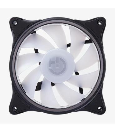 Hiditec N18 ARGB Carcasa del ordenador Ventilador 12 cm Negro