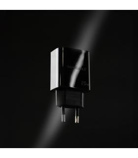 Nanocable Cargador USB-C PD 20W, Negro