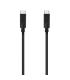 AISENS Cable USB 3.2 Gen2 10Gbps 4k@60Hz 5A 100W E-Marker, Tipo USB-C M-USB-C M, Negro, 3.0m