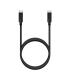 AISENS Cable USB 3.2 Gen2 10Gbps 4k@60Hz 5A 100W E-Marker, Tipo USB-C M-USB-C M, Negro, 3.0m