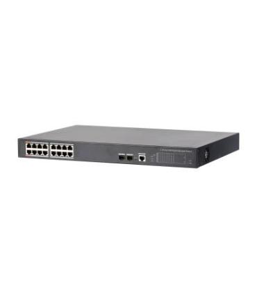 Dahua Technology PoE DH-PFS4218-16GT-240 switch Gestionado Gigabit Ethernet (10 100 1000) Energía sobre Ethernet (PoE) Negro
