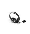 CoolBox coolCHAT 3.5 Auriculares Alámbrico Diadema Llamadas/Música Negro, Plata