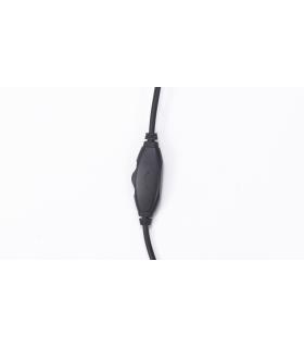 CoolBox coolCHAT 3.5 Auriculares Alámbrico Diadema Llamadas Música Negro, Plata