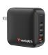 Verbatim Mini GaN Charger 165W Universal Negro Corriente alterna Carga rápida Interior