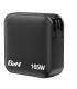 Verbatim Mini GaN Charger 165W Universal Negro Corriente alterna Carga rápida Interior