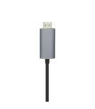 AISENS Cable conversor USB-C a HDMI 4K@60HZ, USB-C M-HDMI M, Negro, 1.8m
