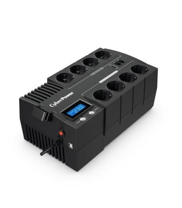 CyberPower BR700ELCD sistema de alimentación ininterrumpida (UPS) Línea interactiva 0,7 kVA 420 W 8 salidas AC