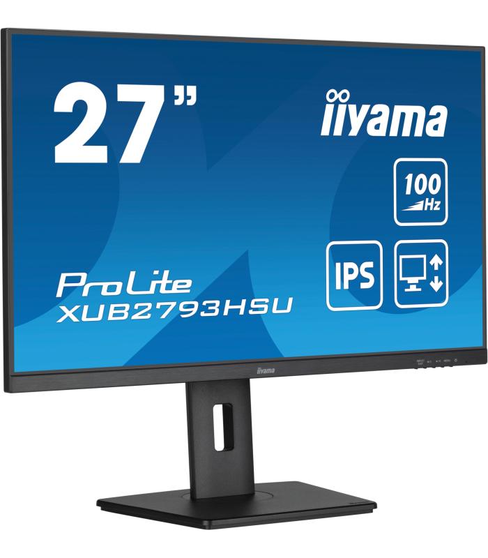 iiyama ProLite XUB2793HSU-B7 pantalla para PC 68,6 cm (27") 1920 x 1080 Pixeles Full HD LED Negro