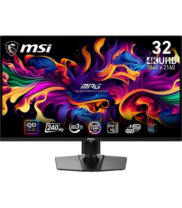 MSI MPG 321URX QD-OLED pantalla para PC 80 cm (31.5") 3840 x 2160 Pixeles 4K Ultra HD Negro