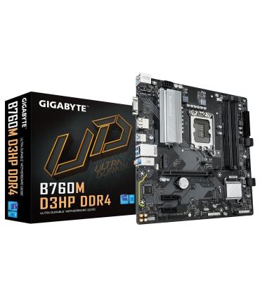 GIGABYTE B760M D3HP DDR4 - Compatible Con CPUs Intel Core De 14 Generacin, VRM Digital 4+1+1 Fases, Hasta 5333MHz DDR4 (OC), 2xP
