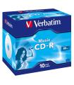 CD-R Verbatim Music 16X/ Caja-10uds