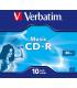 CD-R Verbatim Music 16X  Caja-10uds