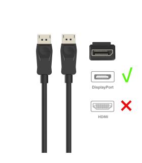 Ewent Cable Displayport 4k @ 60hZ, A A AWG28, 1mt