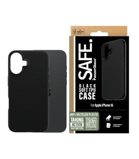 SAFE By PanzerGlass TPU Case Black IPhone 16