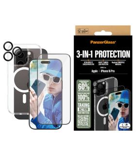 PanzerGlass 3-in-1 Bundle Protec. IPhone 16 Pro