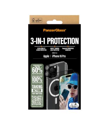 PanzerGlass 3-in-1 Bundle Protec. IPhone 16 Pro