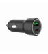 CARGADOR RAPIDO PARA COCHE GEMBIRD CON 2 PUERTOS USB, TIPO C PD, 20 W, NEGRO