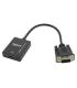 Iggual Adaptador VGA A HDMI + Audio + MicroUSB