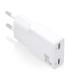 Cargador GaN De Pared Aisens ASCH-30W2P048-W  2xUSB Tipo-C  30W