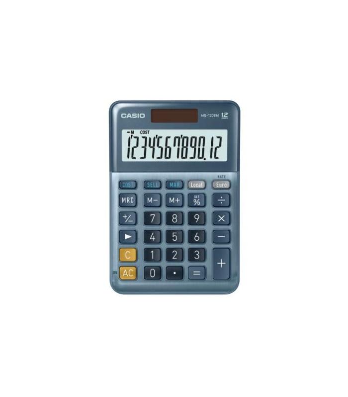 CALCULADORA DE SOBREMESA DE 12 DGITOS CASIO MS-120EM
