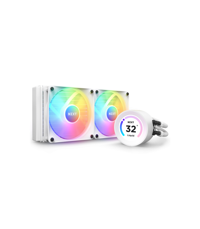 NZXT Kraken Elite 240 RGB Procesador Sistema de refrigeracin lquida todo en uno 12 cm Blanco 1 pieza(s)
