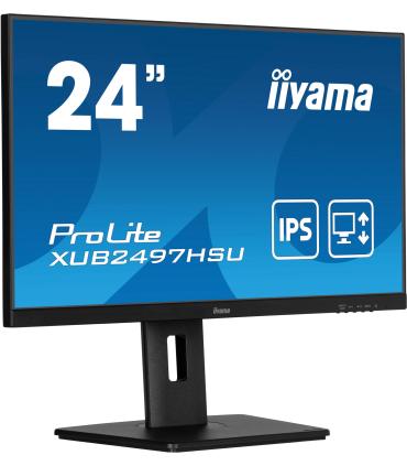 Iiyama XUB2497HSU-B2 Pantalla Para PC 60,5 Cm (23.8") 1920 X 1080 Pixeles Full HD LED Negro