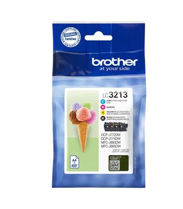 Cartucho De Tinta Original Brother LC-3213VAL Multipack  Cian  Magenta  Amarillo  Negro