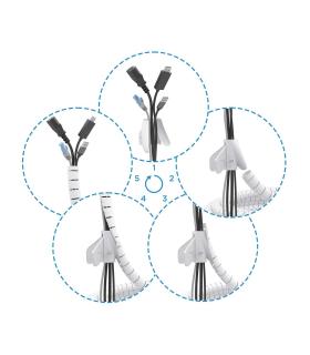 Organizador De Cables En Espiral Aisens A151-0917  1m