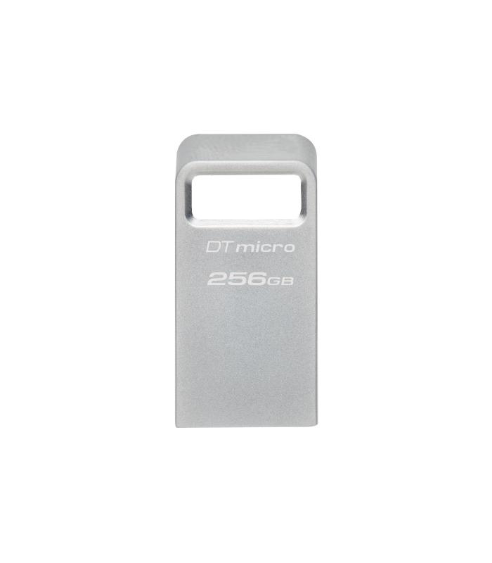 Kingston Technology DataTraveler Micro Unidad Flash USB 256 GB USB Tipo A 3.2 Gen 1 (3.1 Gen 1) Plata