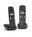 Gigaset E290 Duo Telfono DECT/analgico Identificador De Llamadas Negro