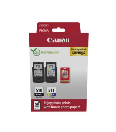 Canon Cartucho MultiPack PG-510 CL511+papel
