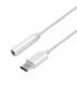 Aisens Conversor USB C-M Jack 3.5-H Blanco 15Cm