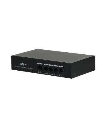 (DH-PFS3005-4ET-36) DAHUA SWITCH POE 4 PUERTOS + 1