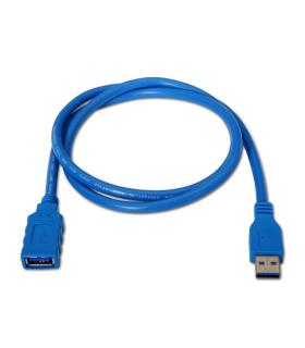 CABLE AISENS USB 3.0 TIPO A M-A H AZUL 2.0M