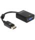 Delock Adaptador Displayport Macho/VGA Hembra Negr