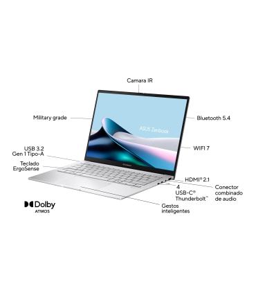 ASUS Zenbook 14 OLED UX3405CA-PZ195W - Ordenador Porttil 14" WQXGA+ 120Hz (Intel Core Ultra 9 285H, 32GB RAM, 1TB SSD, Arc 140T