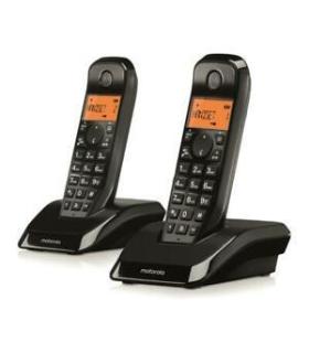 MOTOROLA S1202 Telefono DECT DUO Negro