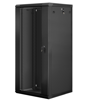 ARMARIO LANBERG MURAL RACK 19\" 27U/600X600 FLAT PACK V2 NEGRO